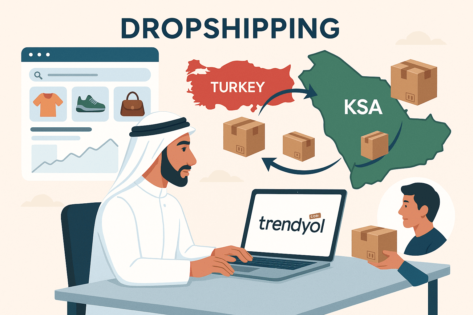 ابدأ مشروعك في الدروبشيبنج مع تريندو – منتجات ترينديول بضغطة زر!